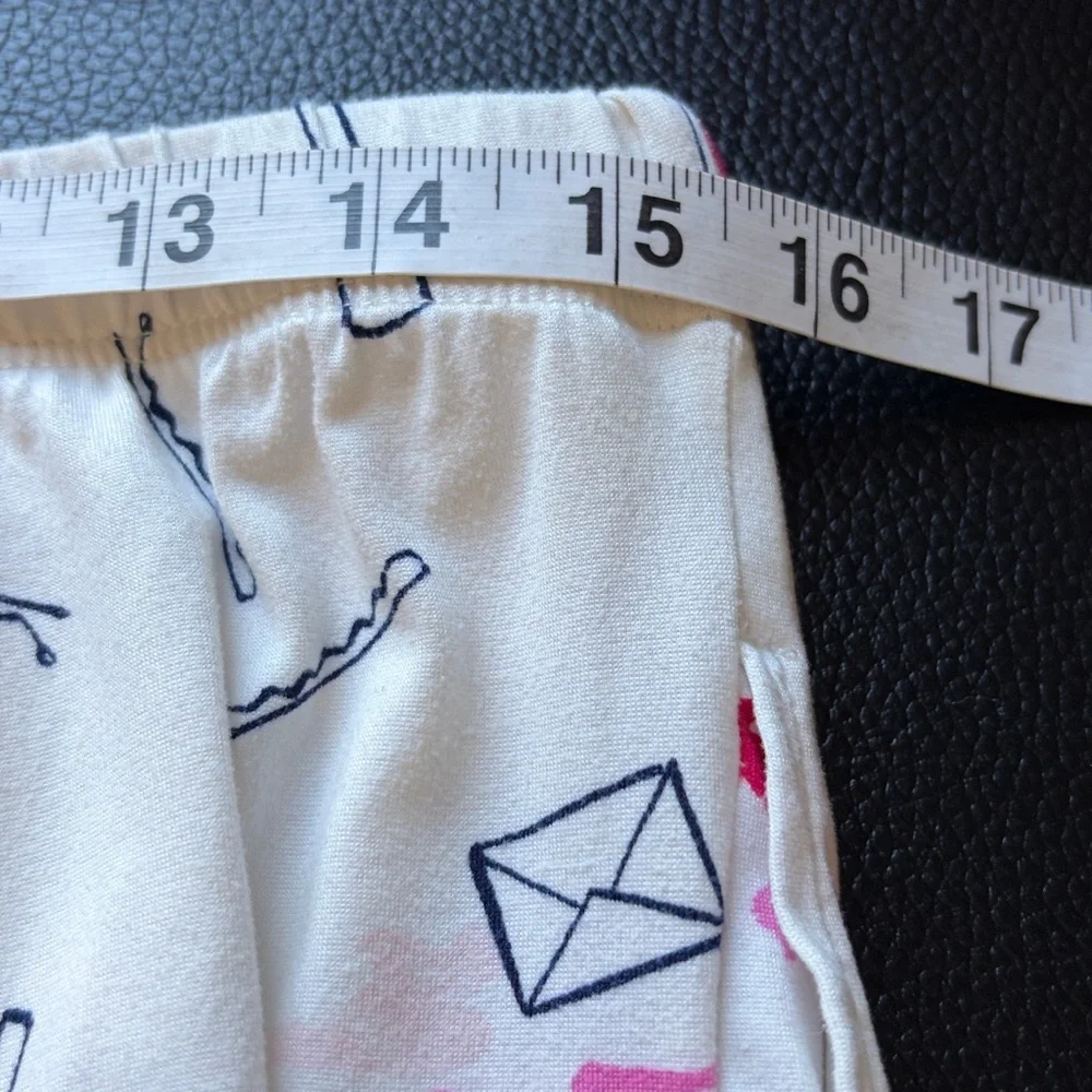 Kate Spade With Love Long PJ Set Pajamas Long Sleeve Long Pant Sz L - Picture 13 of 14